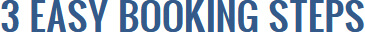 3 Easy Booking Steps